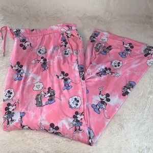 2X Disney Mickey Mouse & Minnie Camera pajama pant
